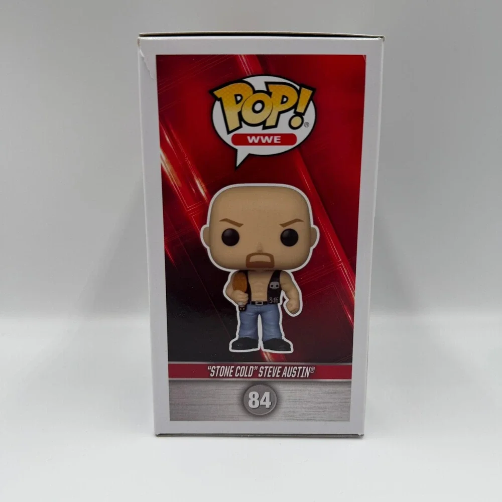 Funko Pop WWE Stone Cold Steve Austin 84 Vinyl Figure Wrestling 3:16 Vest